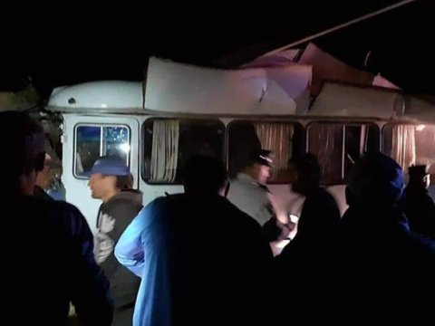 Ermənistanda hərbçilər qəzaya düşdülər: 1 ölü, 14 yaralı