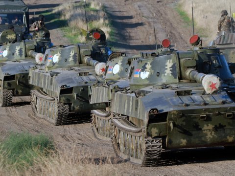 Yüzlərlə tank, minlərlə əsgər... – Ermənilər Ağdamda hərbi təlim keçirdi – VİDEO