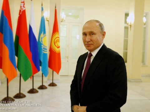 Putin Yerevana gəldi
