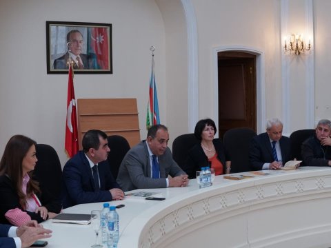“Türk ocağı” Bakıda Əhməd bəy Ağaoğlunun 150 illiyini qeyd etdi - FOTOLAR