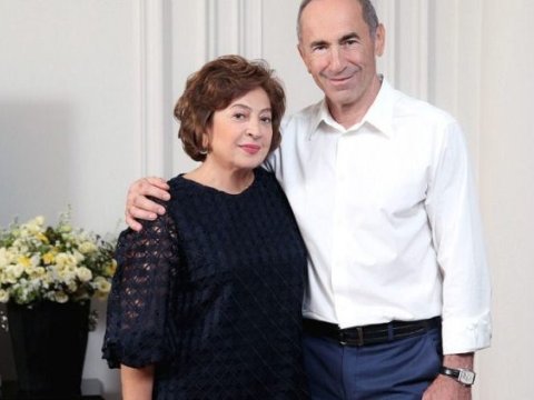 Putin Koçaryanın arvadı ilə görüşdü