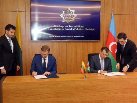 Azərbaycan və Litva nazirlikləri saziş imzaladı