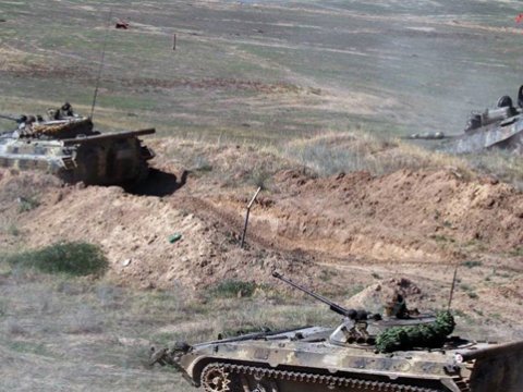 Düşmənin Ağdamda keçirdiyi hərbi təlimlərin VİDEOSU