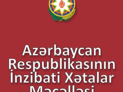 İnzibati Xətalar Məcəlləsinə dəyişiklik edilib  