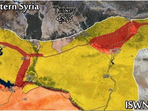 Suriyanın şimalında kim hara nəzarət edir? - XƏRİTƏ