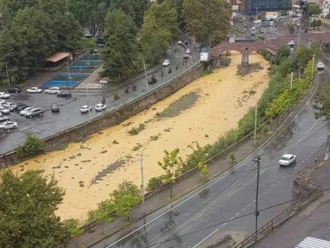 Ermənilər ekoloji TERROR törətdilər: Azərbaycana axan çay rəngini dəyişdi