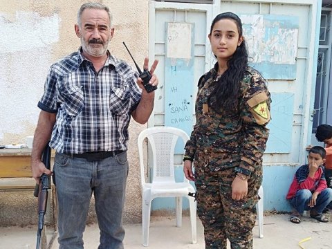 Türkiyəyə qarşı vuruşan erməni ata və qızı – FOTO