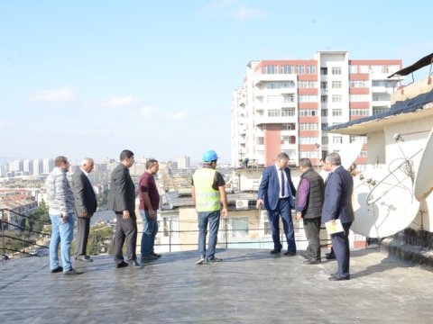 Bakıda 380 binanın dam örtüyü yenilənir
