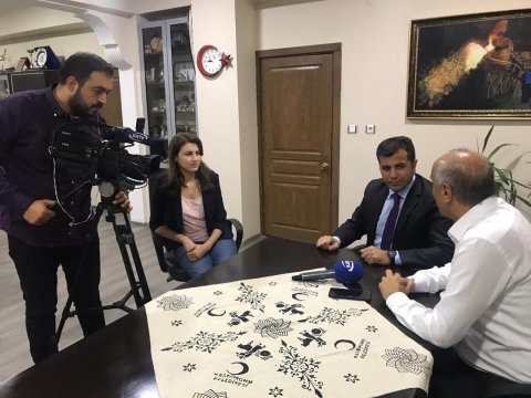 Elşad Eyvazlı Türkiyə telekanalına müsahibə verdi - FOTO+VİDEO