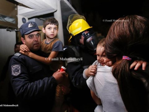 Səhiyyə Nazirliyi: Bakıdakı yanğında zəhərlənənlərin 5-i uşaqdır  