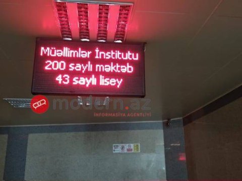 Dövlət Agentliyinin lövhəsi olmayan “Müəllimlər İnstitutu”nu göstərir - FOTO  