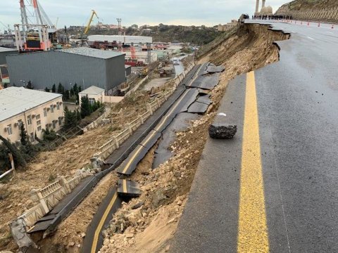 Torpaq sürüşməsi Bibiheybətdə içməli su problemi yaradıb - “Azərsu” həll edir  