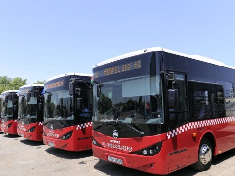 Bakıda daha bir avtobusun hərəkət sxemi dəyişdi
