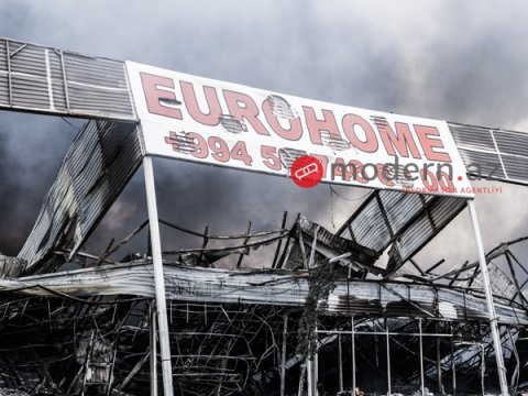 “EuroHome”dakı yanğın zamanı 13 nəfərə tibbi yardım edilib - RƏSMİ