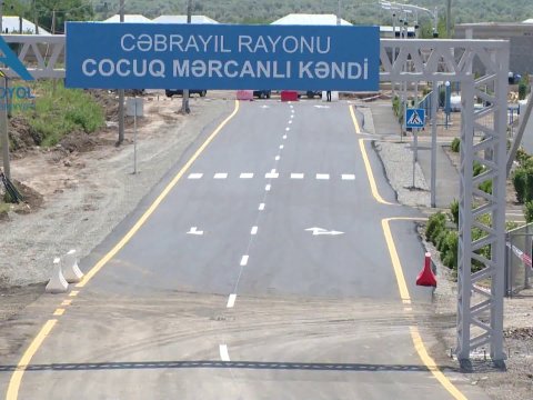 Cocuq Mərcanlıya ilk avtobus yola DÜŞDÜ