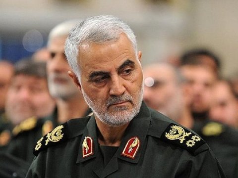 Bağdadda İran generalına cənazə törəni keçirilib