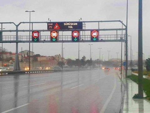 Bu yolda sürət həddi 20 km/saat ENDİRİLDİ   