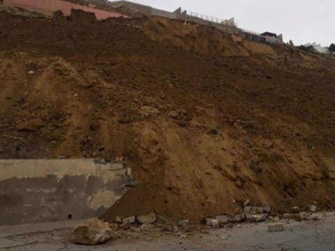 Sürüşmə zonasında gərginlik qalmaqdadır - NAZİRLİK