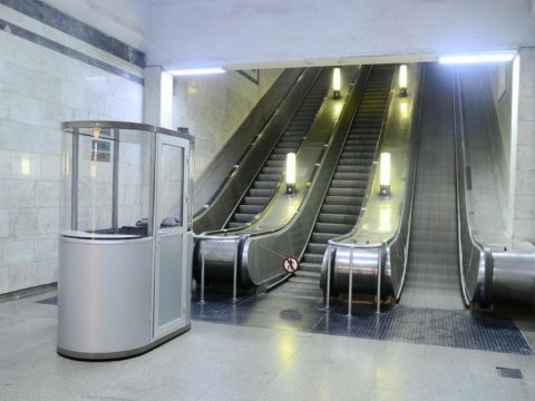 “Həzi Aslanov” metrostansiyasının eskalatoru sökülür 