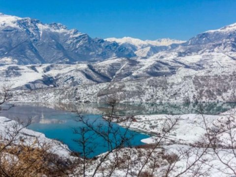 Qara bürünən Sərsəng su anbarı – FOTO