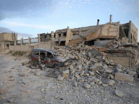 Rusiya aviasiyası xəstəxananı bombaladı: 10 ölü 