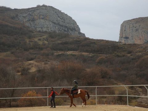 Ermənilər Qarabağ atları üçün Xocalıda mərkəz açdı – FOTOLAR