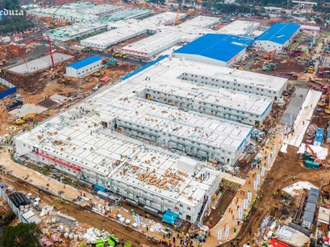 Çində koronaviruslu pasientlər üçün xəstəxana 10 günə tikildi