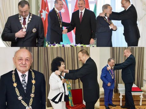 Azərbaycanın ən ali mükafatı “Heydər Əliyev” ordeni ilə təltif olunanlar - SİYAHI