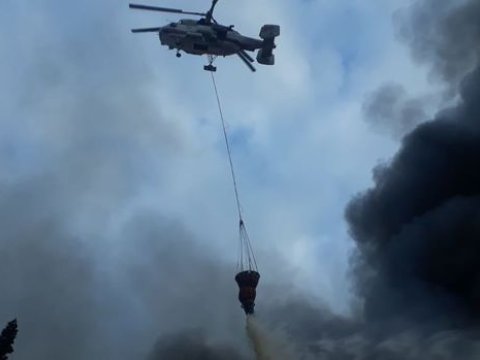 Qubadakı yanğını söndürməyə 2 helikopter cəlb olundu
