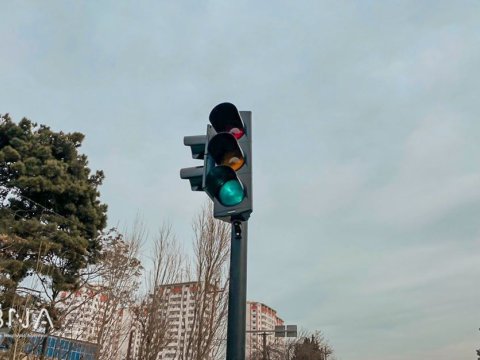 Bakının mərkəzində hərəkət dəyişdirildi - FOTO