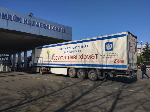 İranla sərhəddə səyyar hospital xidmətə başladı - Koronavirusa görə