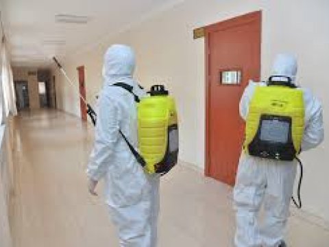 2400-dək məktəbdə dizenfeksiya işləri aparılıb