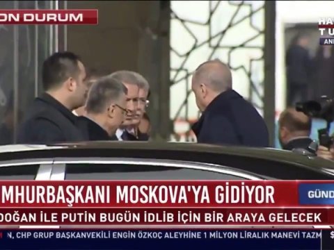 Ərdoğan Putinlə görüş üçün Moskvaya yola düşdü