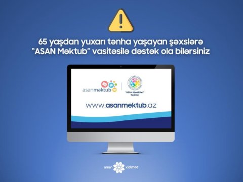 ASAN könüllülərindən ahıl şəxslər üçün növbəti təşəbbüs