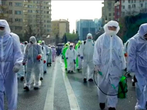 Koronavirusla bağlı daha bir sosial çarx hazırlandı - Video
