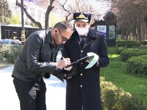 Xüsusi karantin rejimini pozan şəxslər cərimələndi - FOTO