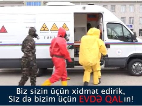 FHN koronavirusla mübarizə üçün çağırış edib - VİDEO