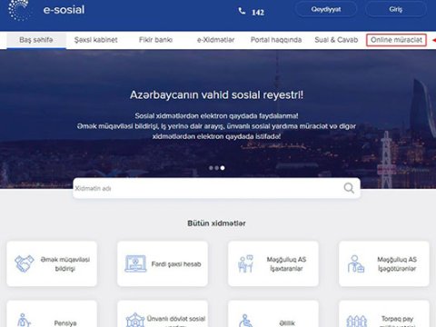 Nazirlik yardımla bağlı müraciəti sadələşdirdi