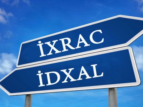 Son 3 aydakı ixrac və idxalın STATİSTİKASI