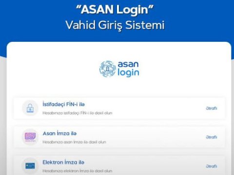 “ASAN Login” sistemində 1 000 000 istifadəçi qeydiyyatdan keçib