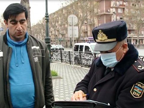Yasa getmək adı ilə yalan SMS yazan 120 nəfər cərimələndi
