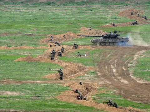 Ermənilər Cəbrayılda hərbi təlimlərə başladı - FOTOLAR