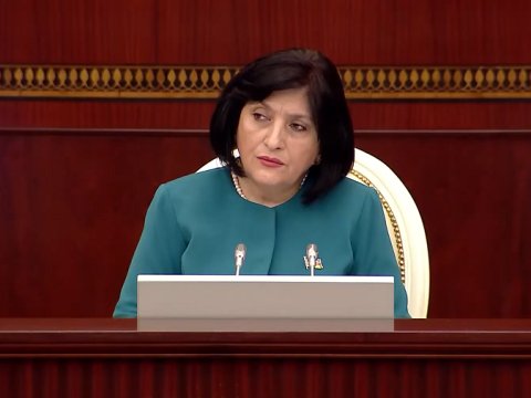 Sahibə Qafarova Türkiyə parlamentinin sədrini təbrik edib
