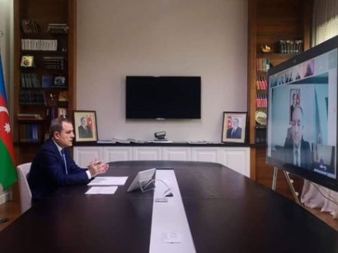 Təhsil naziri rektorlarla videokonfrans keçirdi - FOTO 