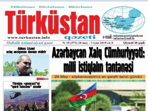 “Türküstan” qəzeti nəşrini bərpa etdi