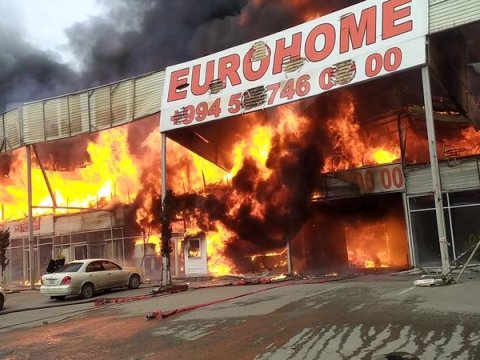 “EuroHome”dakı yanğın Baş Prokurorluqda ARAŞDIRILIR
