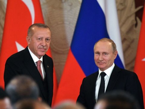 Ərdoğan və Putin Suriya münaqişəsini telefonda müzakirə etdi