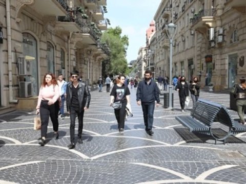 Bakının xüsusi karantindən sonra ilk günü - FOTOREPORTAJ