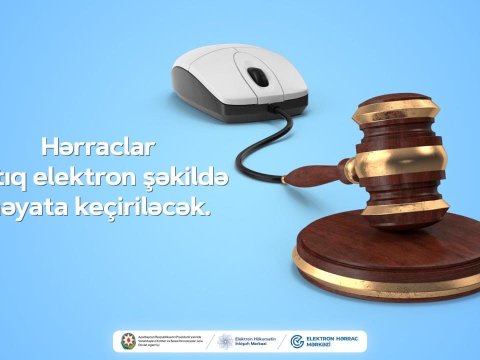Ölkədə hərraclar artıq elektron şəkildə həyata keçiriləcək