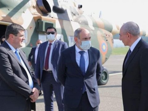 Paşinyan Qarabağa gəldi – FOTO